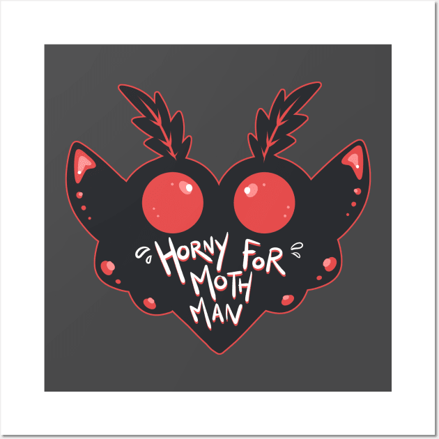 Mothman Wall Art by jekylldraws